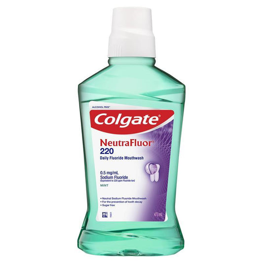 Colgate NeutraFluor 220 Daily Fluoride Alcohol Free Rinse - Mint