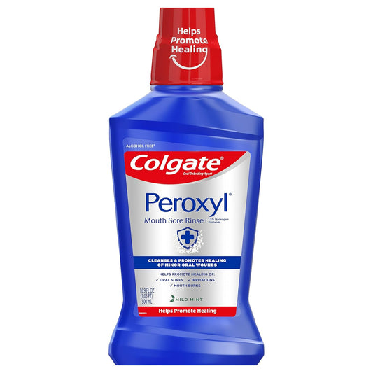 Colgate Peroxyl Oral Cleanser Alcohol Free - Mint 236ml