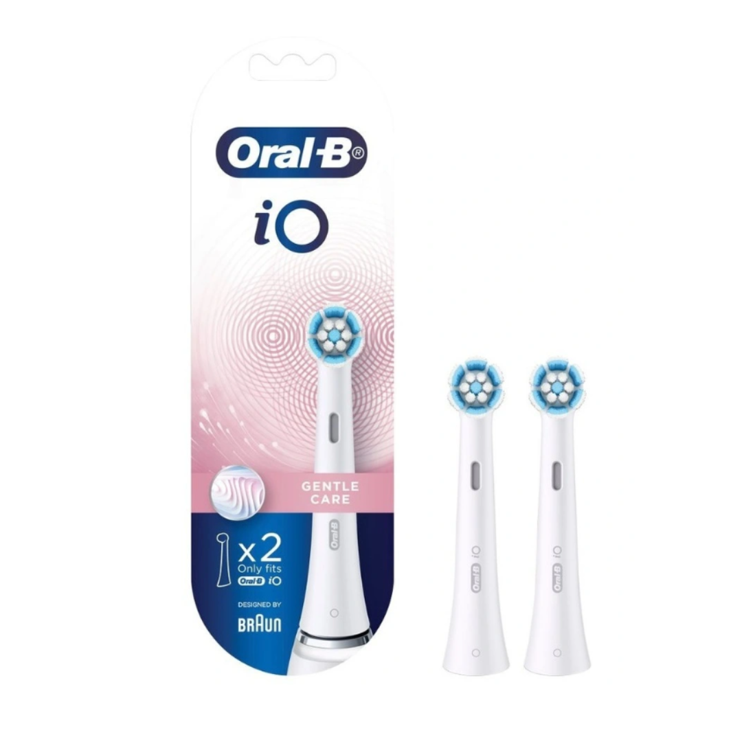 Oral B Gentle Care Replacement Brush Heads Pack of 2 - White