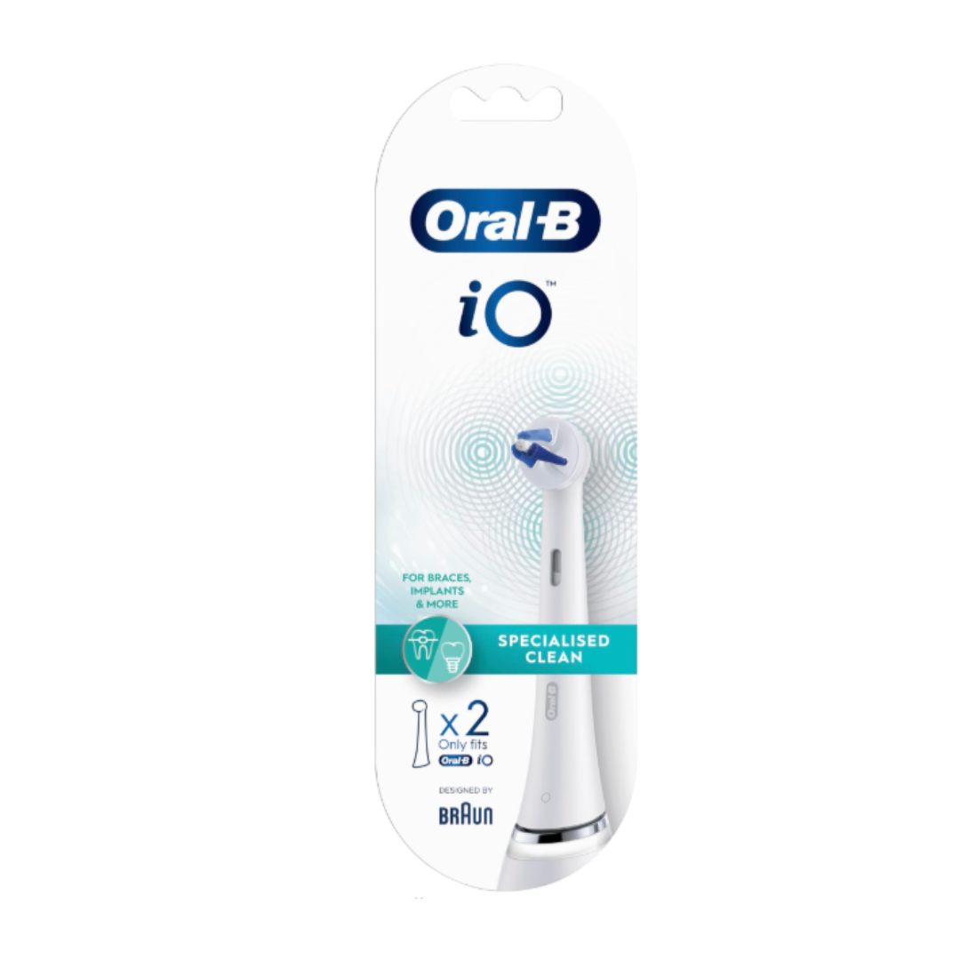 Oral B iO Specialised Clean Replacement Brush Head - Pack of 2