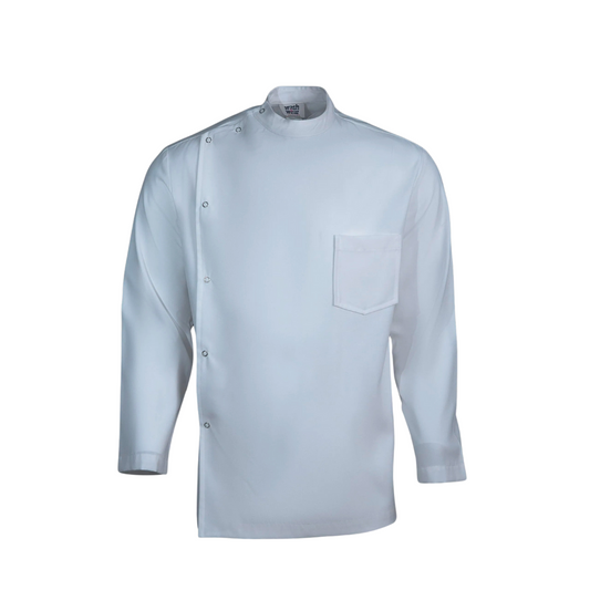 Mens White Long Sleeve Gown
